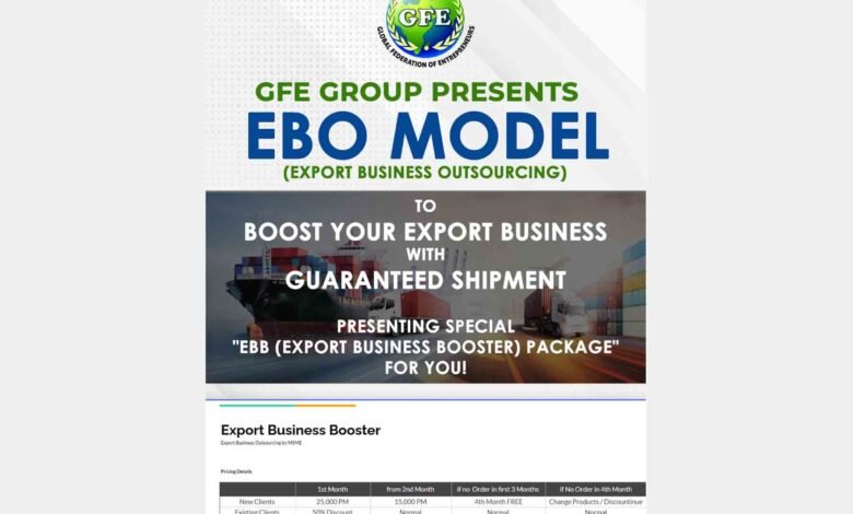 GFE brings forth an Export Business Outsourcing model to fasten the growth of Indian MSME Sector